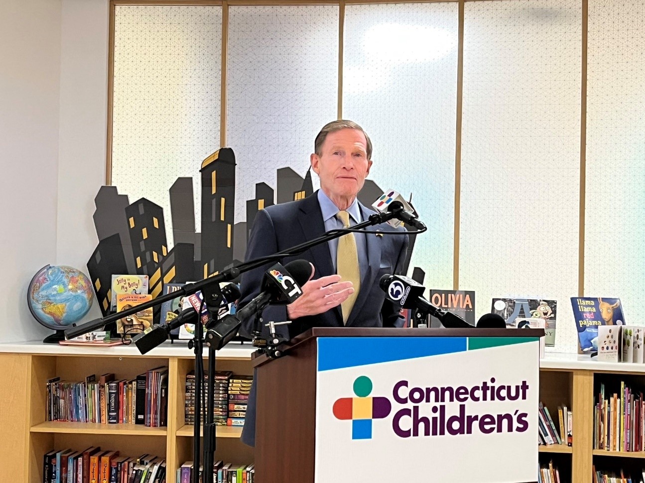 Blumenthal joined injury prevention experts from Connecticut Children’s to call on Mattel, Inc., the parent company of Fisher-Price, to step up its recall efforts for the Rock ‘n Play Sleeper — which was linked to eight more infant deaths since its recall in 2019.